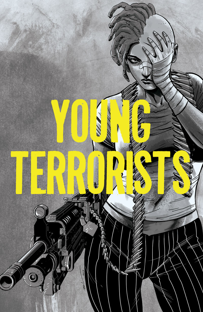 Illustration for article titled Dive Into a Mysterious, Brutal Conspiracy in This Look Inside the New Young Terrorists Collection